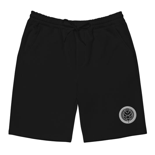 Embroidered Badge Fleece Shorts