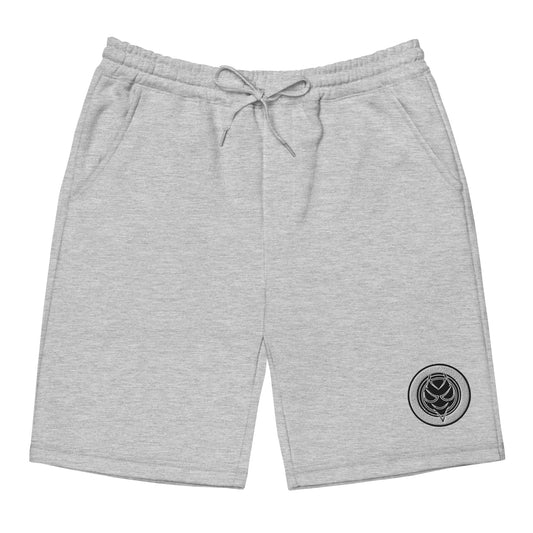 Embroidered Badge Fleece Shorts